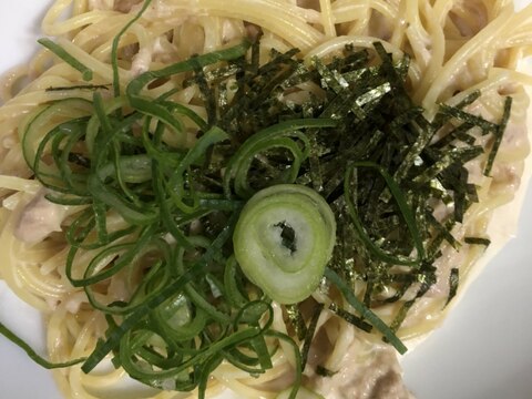 ツナと九条ネギのパスタ(^ー^)